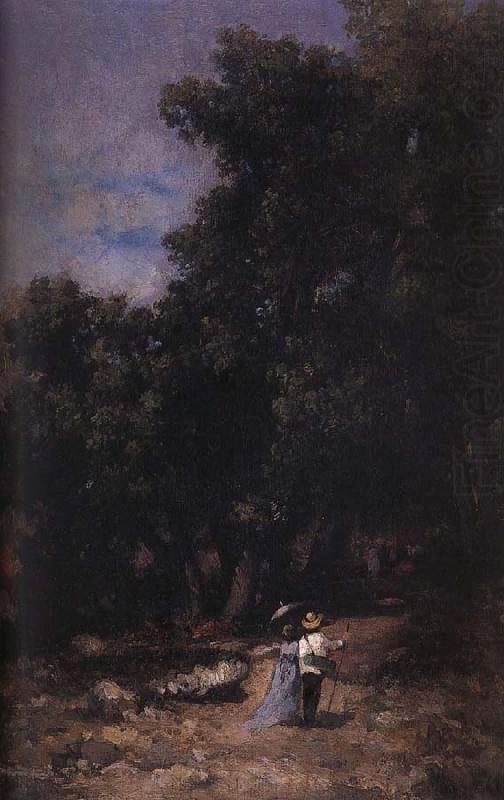 Nicolae Grigorescu In the Woods of  Fontainebleau china oil painting image